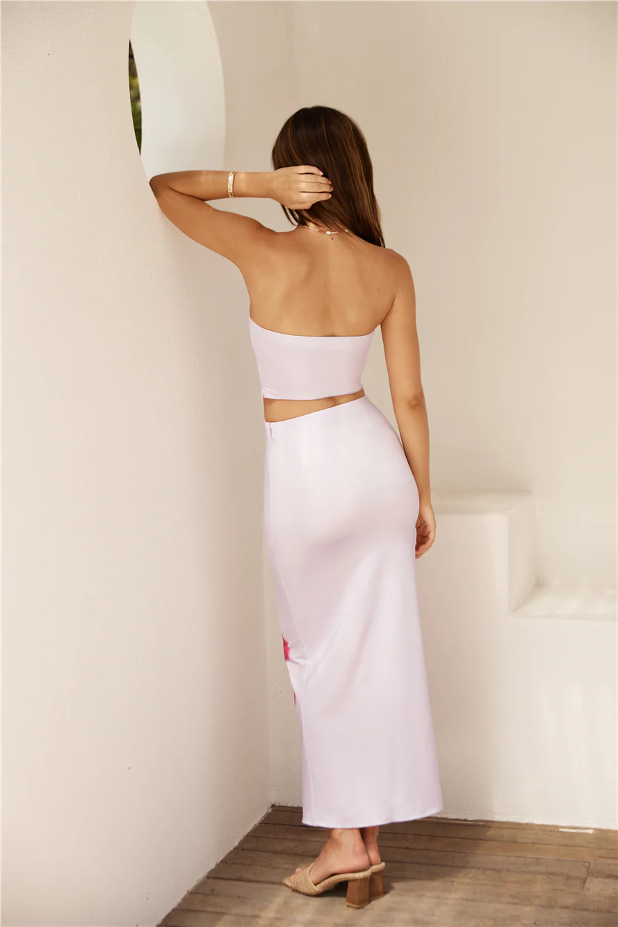 Magenta Hues Crop Top Purple