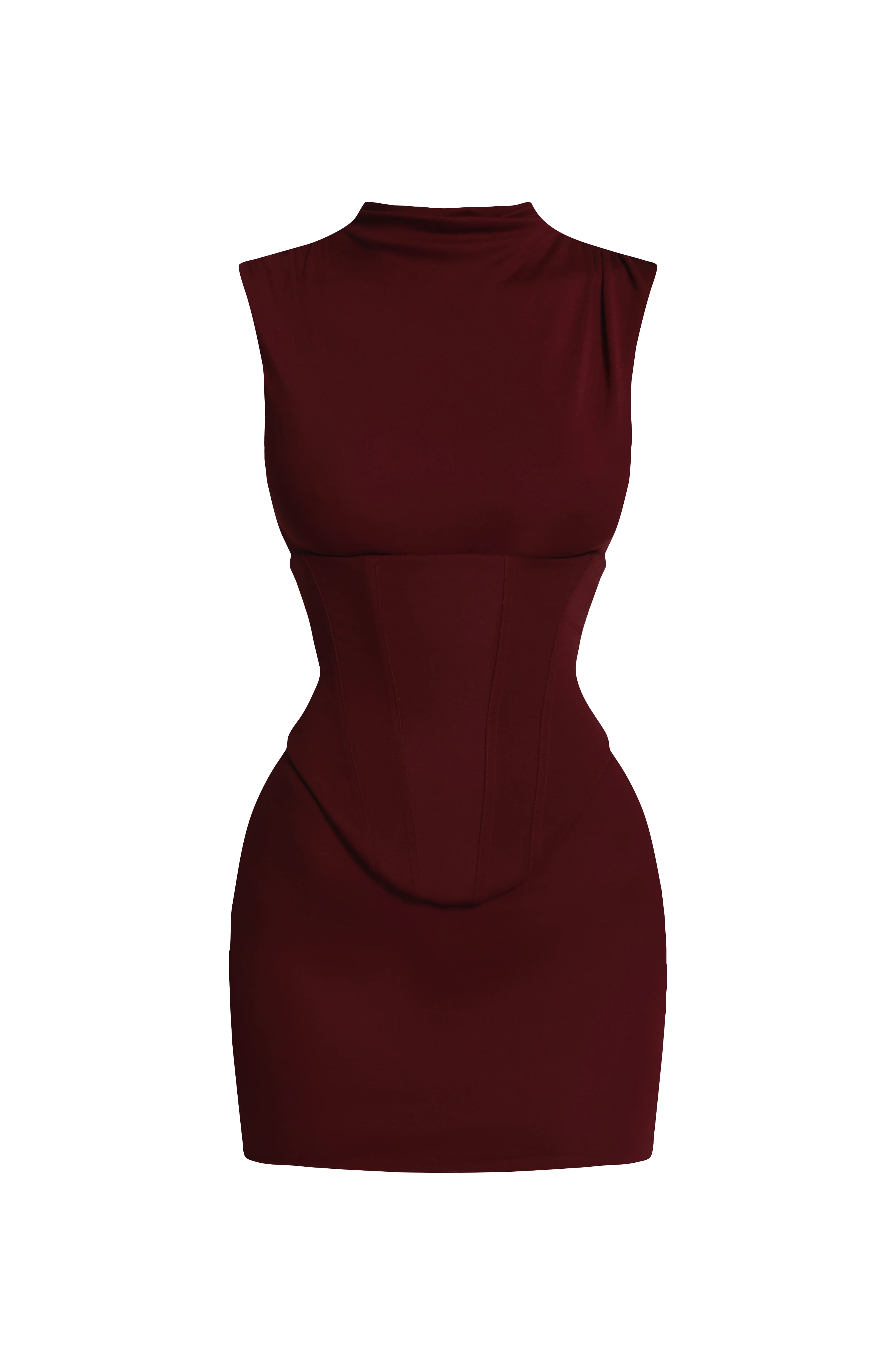 Soline Mini Dress - Cherry Lacquer