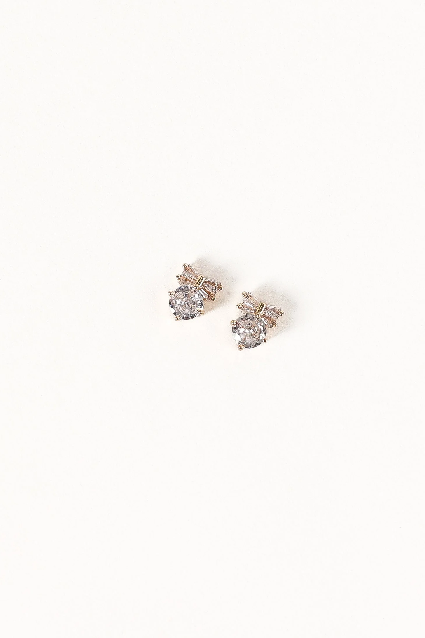 Heidi Crystal Earrings - Gold