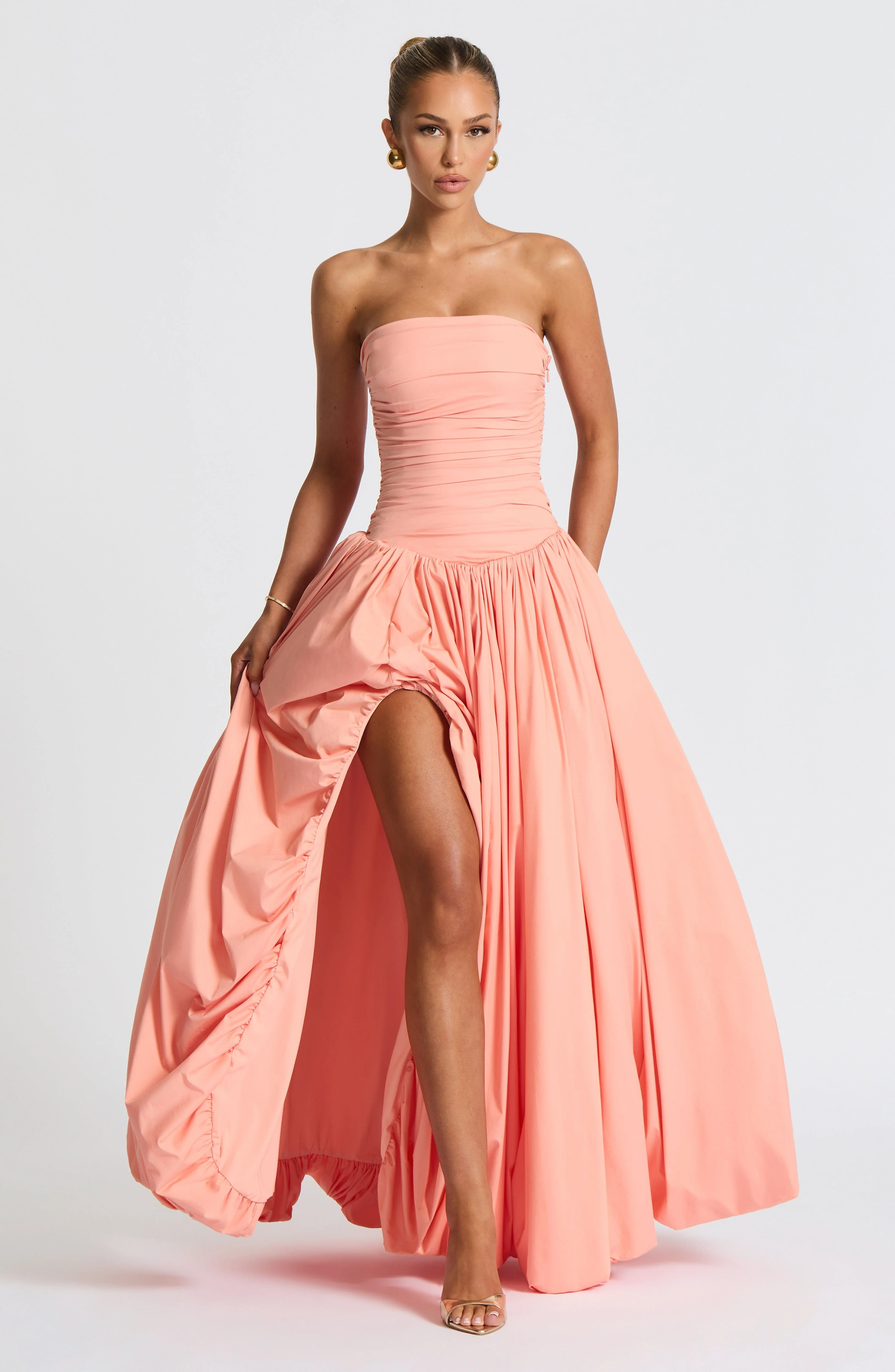 Jillian Maxi Dress - Peach