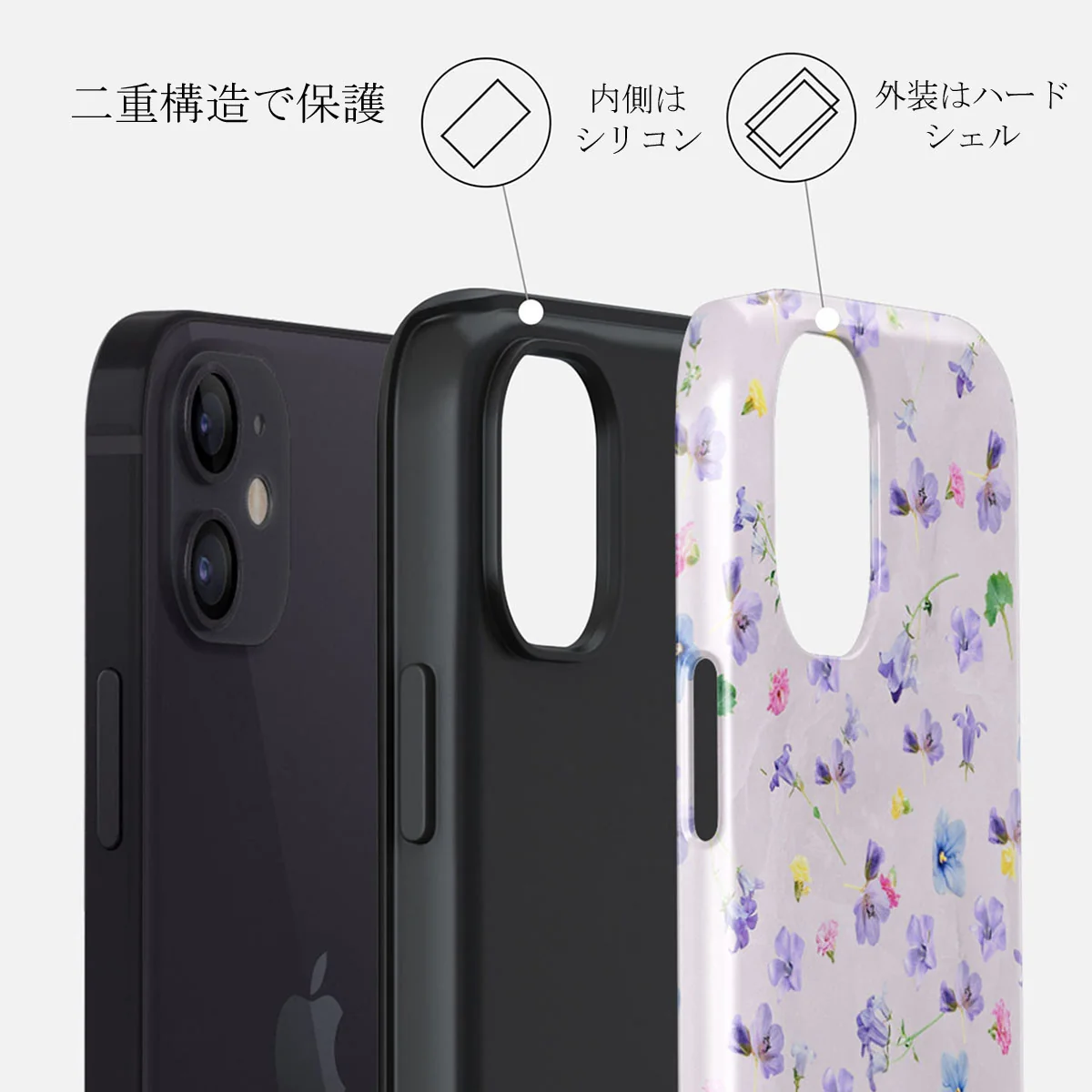 Wildflower - iPhone 12 ケース
