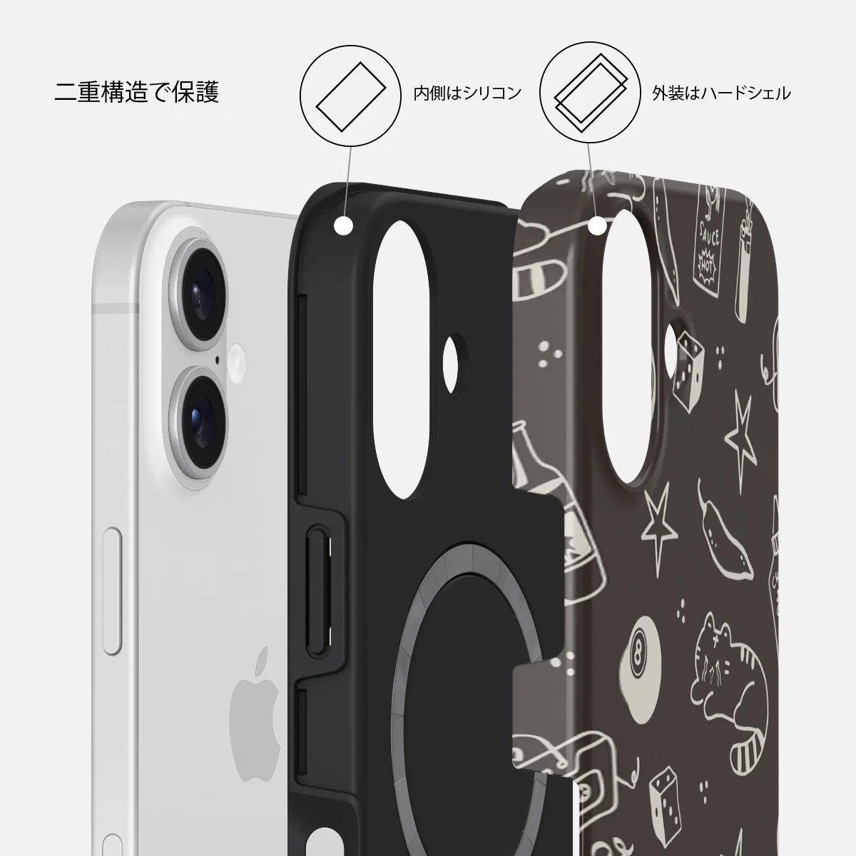 Essentials - iPhone 16 Plus ケース