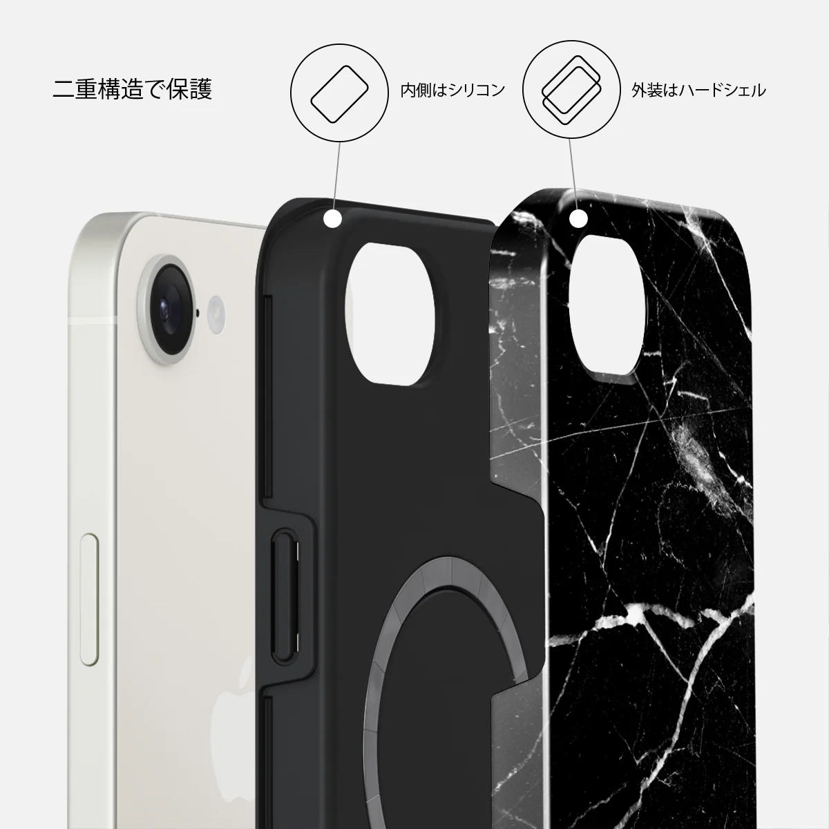 Noir Origin - iPhone 17e ケース