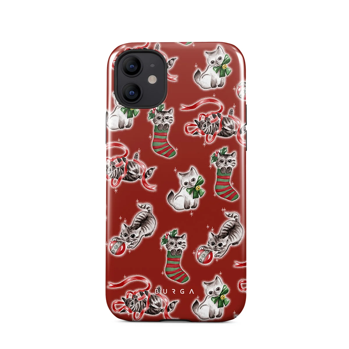 Merry Kitty - iPhone 12 ケース