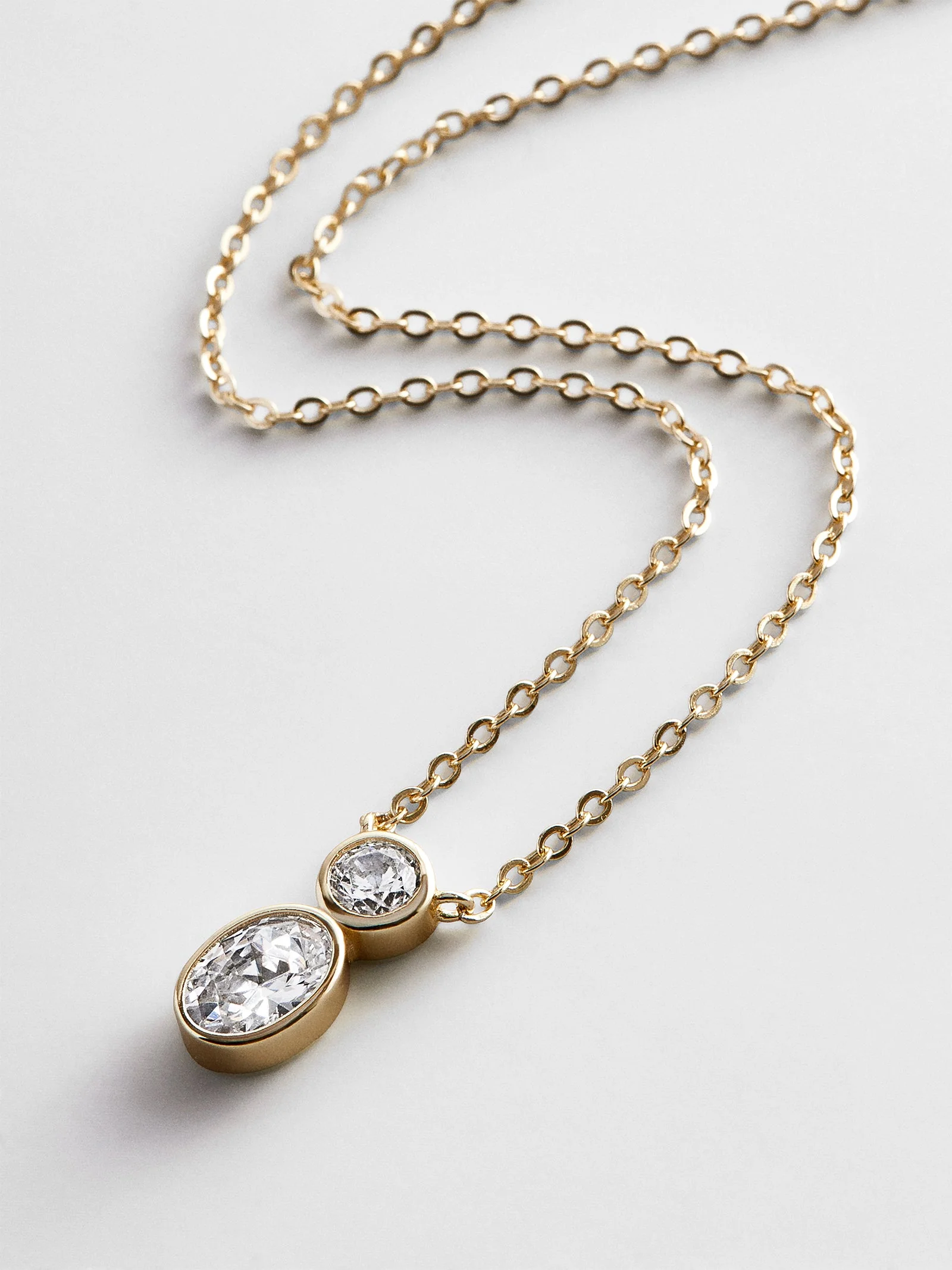 Marysol 14K Gold Necklace - Gold/Pavé