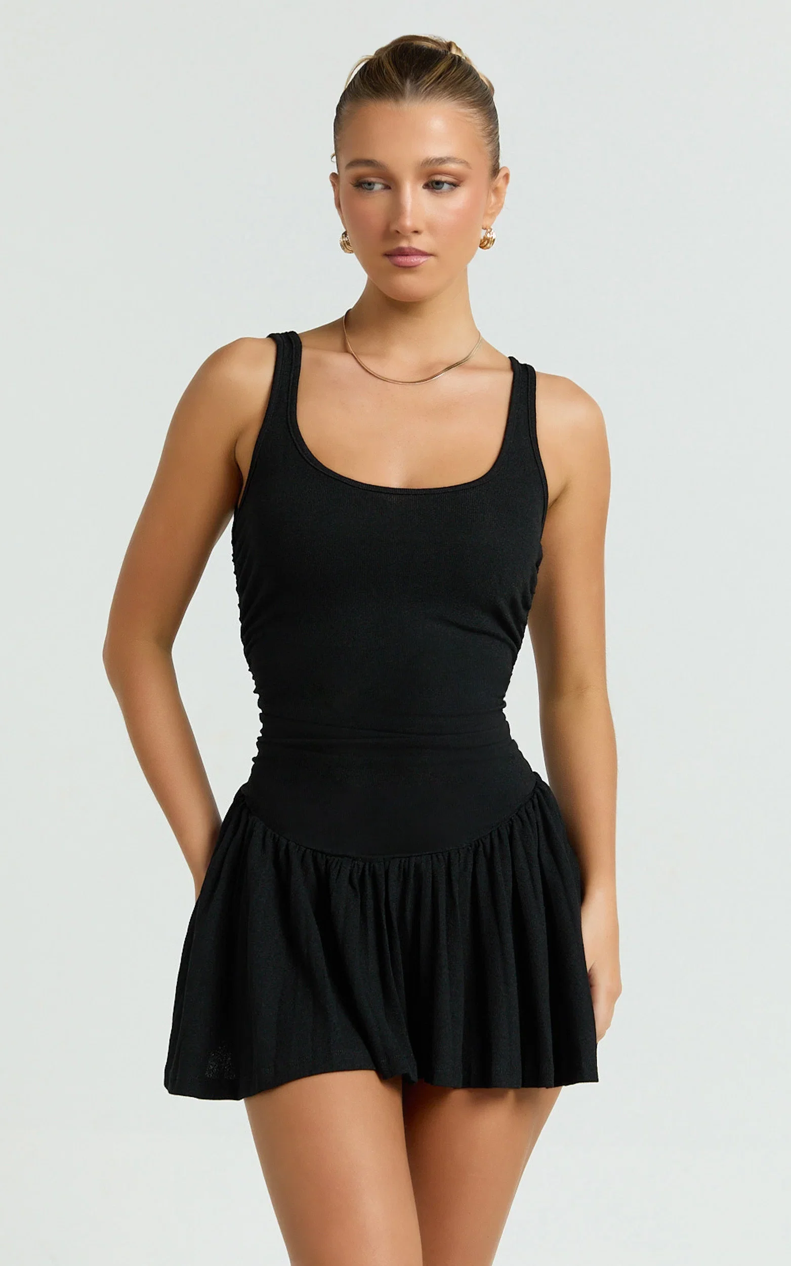 Lioness - Field of Dreams Mini Dress - In Onyx
