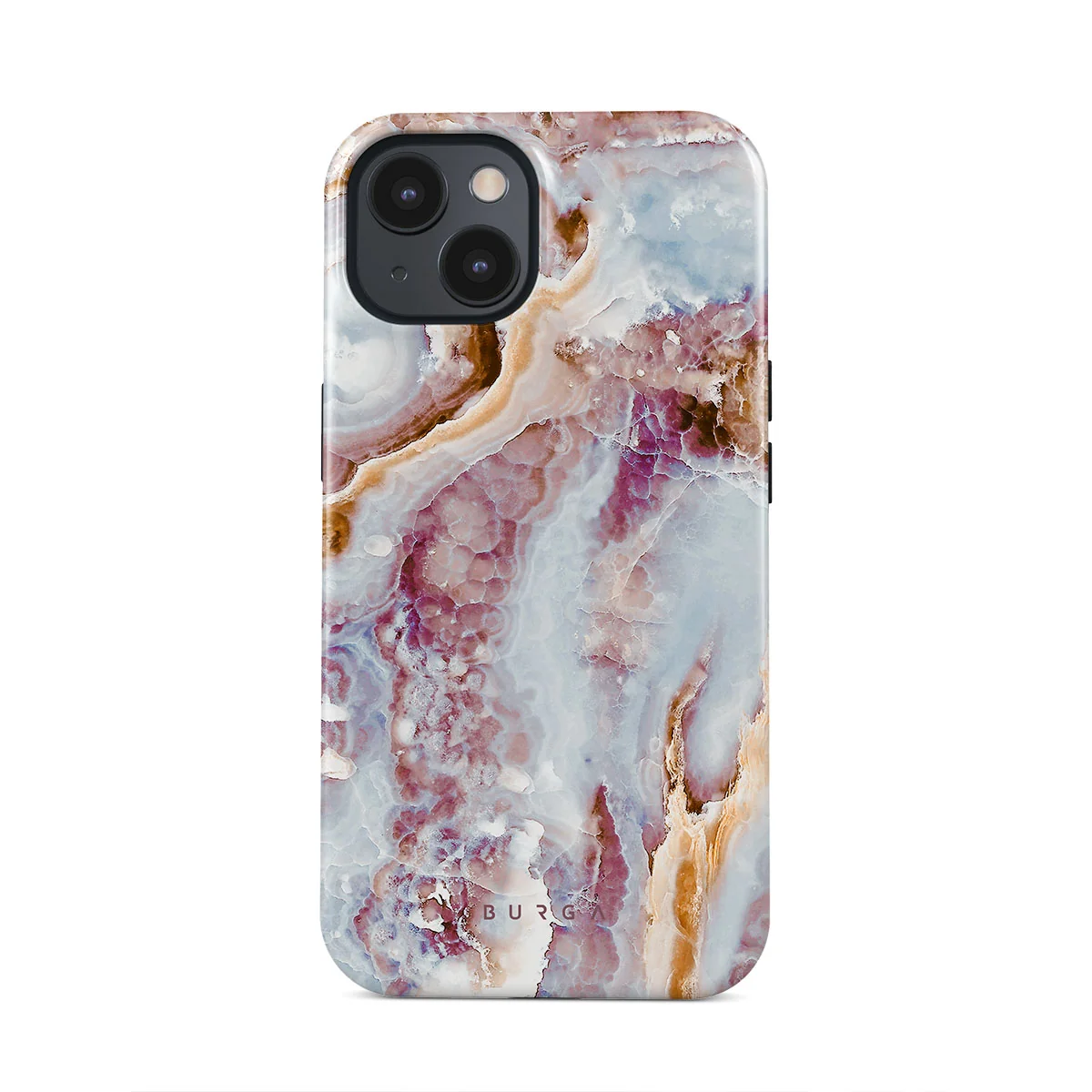 Frozen Leaves - Cute Marble iPhone 13 Mini ケース