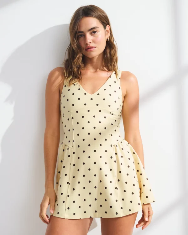 YPB sculptLUX V-Neck Mini Dress