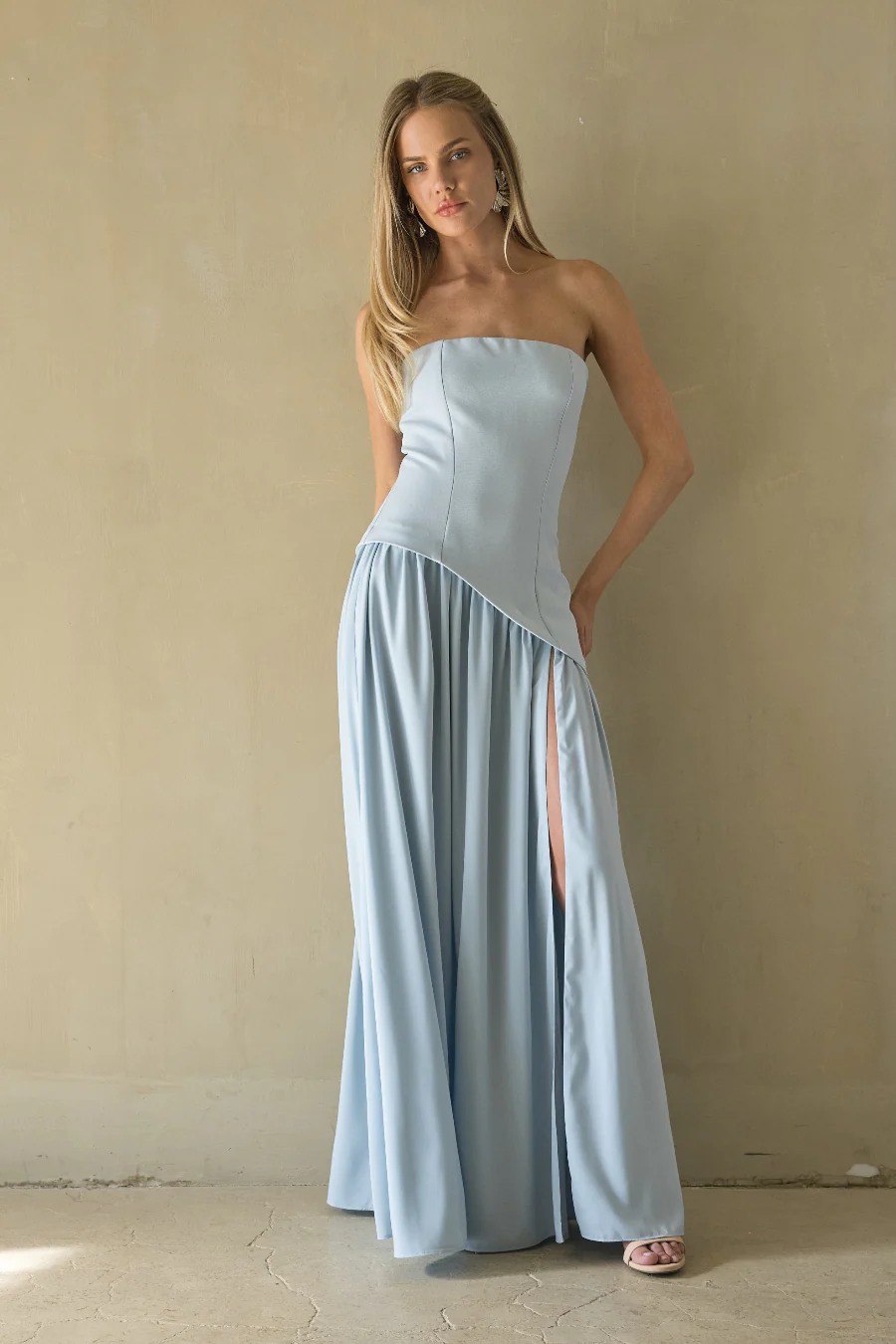 Retta Asymmetrical Maxi Dress - luluinthesky