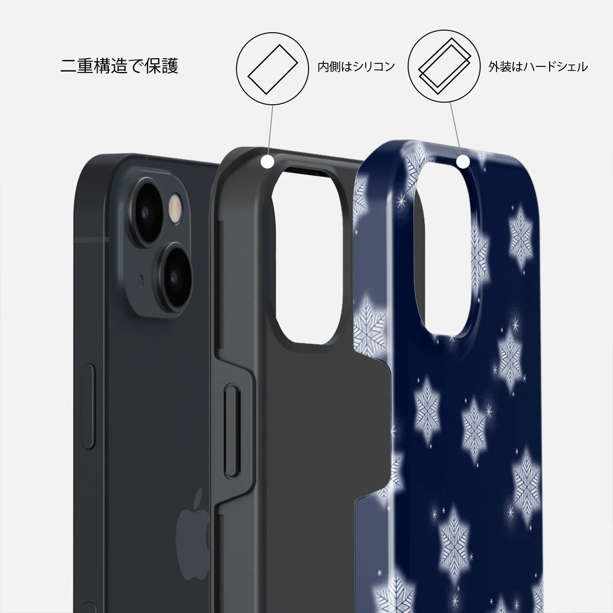 Frosty Pines - iPhone 13 ケース