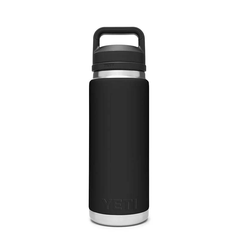 YETI Black Rambler 26oz Chug Bottle - luluinthesky