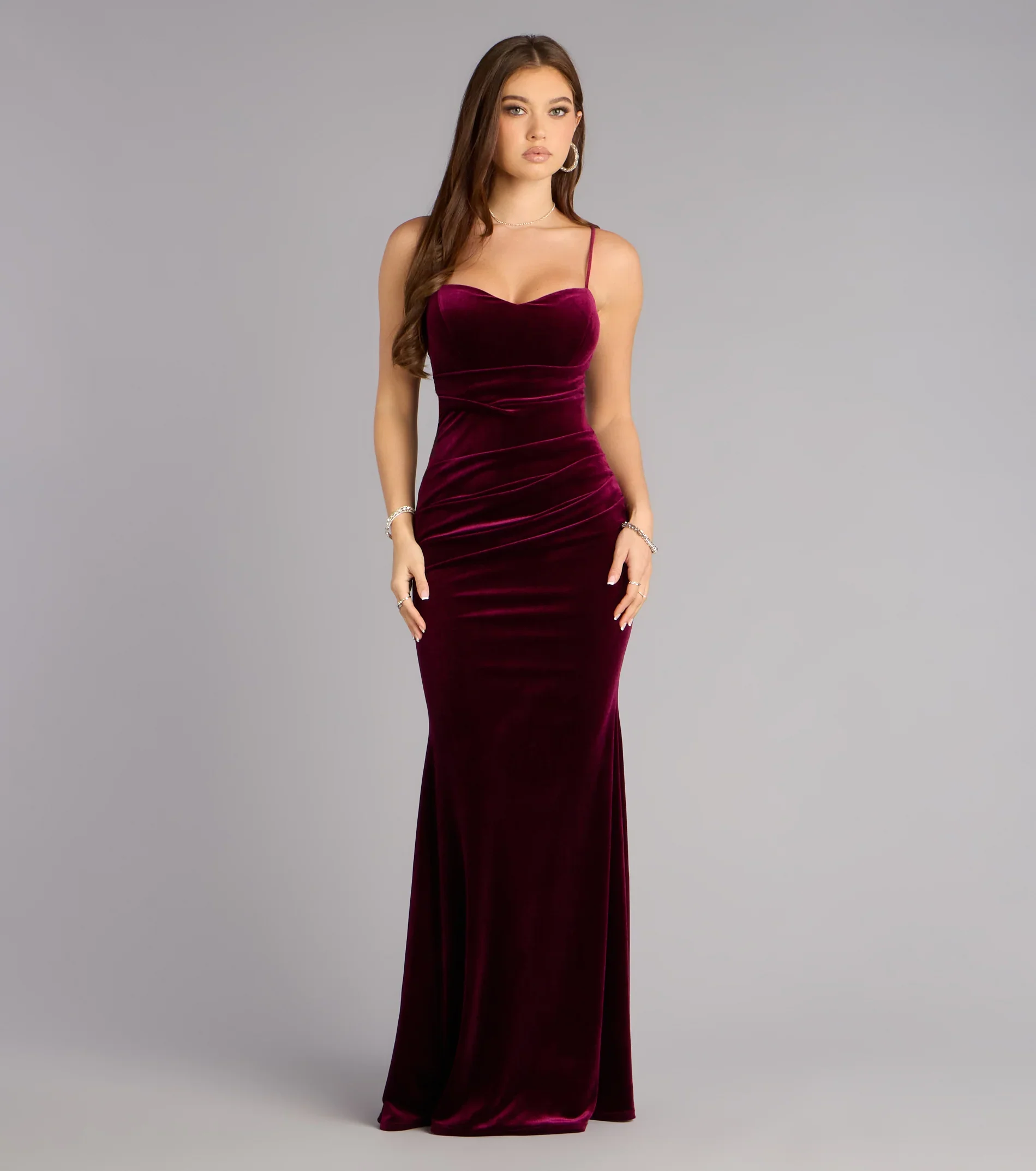 Layne Velvet Mermaid Formal Dress