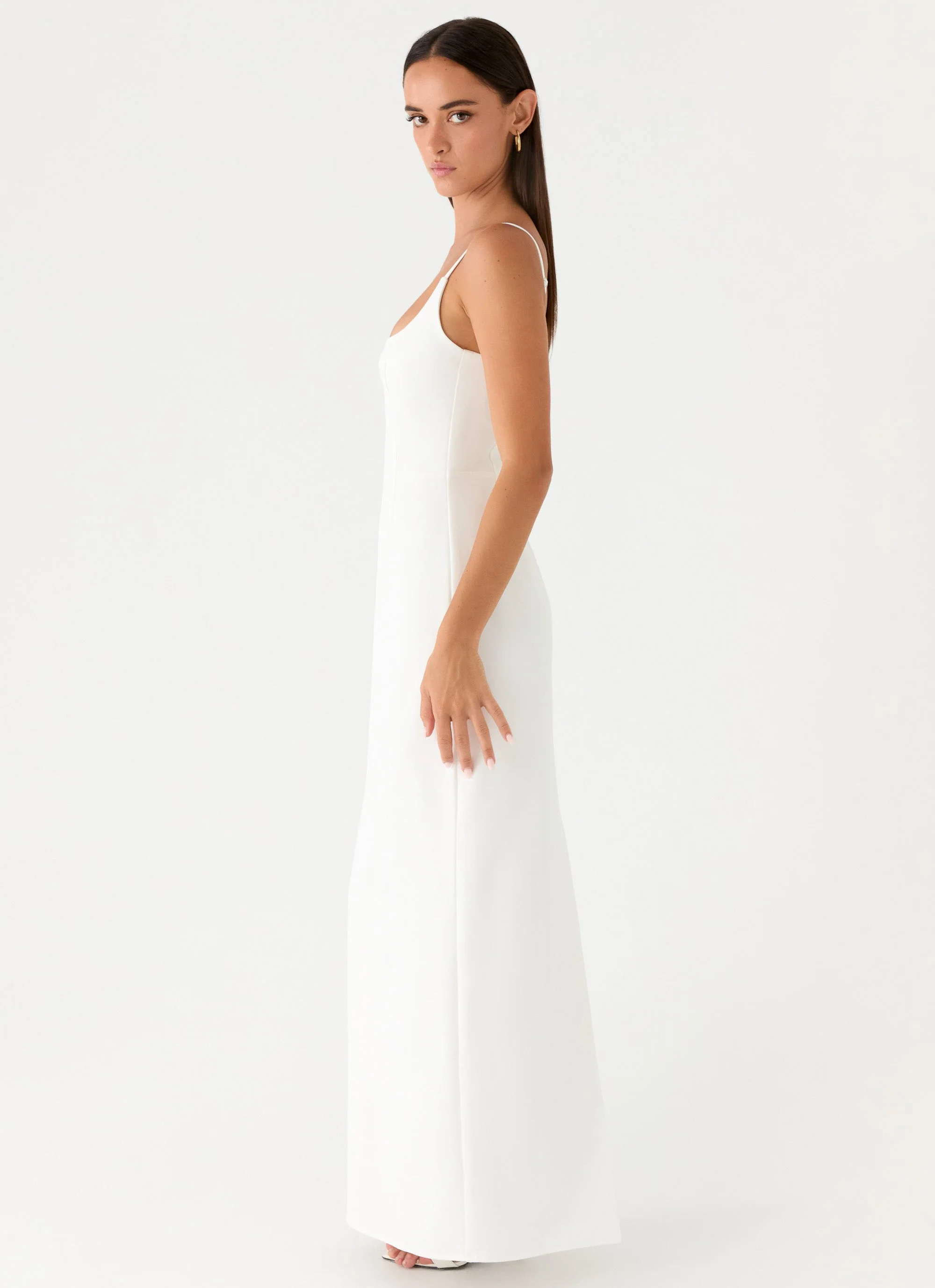 Aralyn Maxi Dress - White - luluinthesky