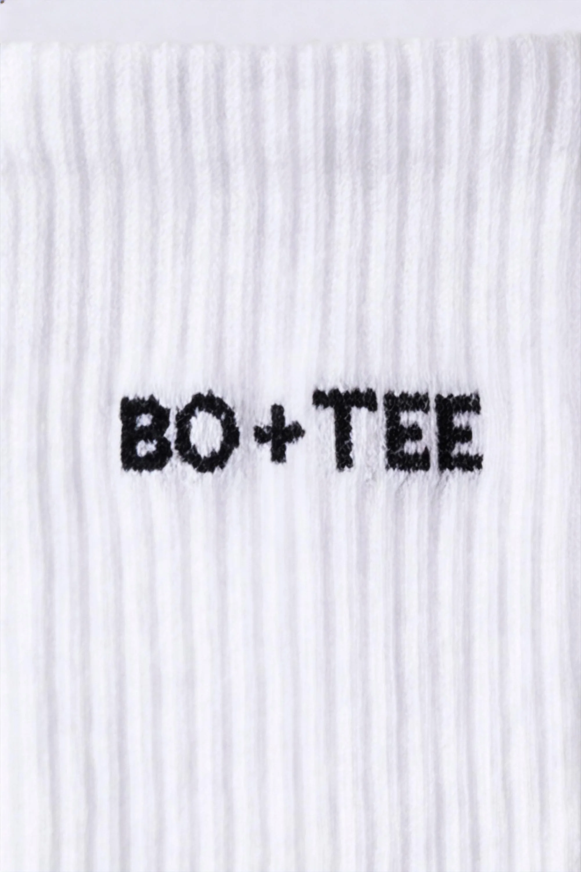 Ribbed Half-Crew 3-Pack Socks in White