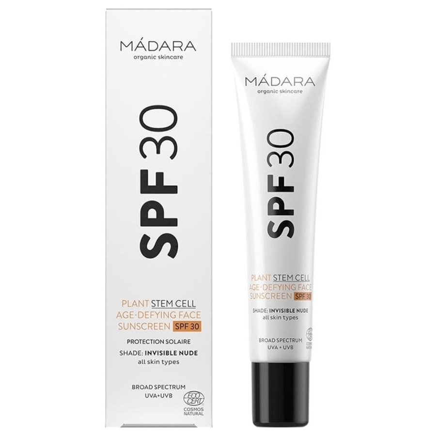 MÁDARA Ochrona przed słońcem Plant Stem Cell Age-Defying Face Sunscreen SPF 30
