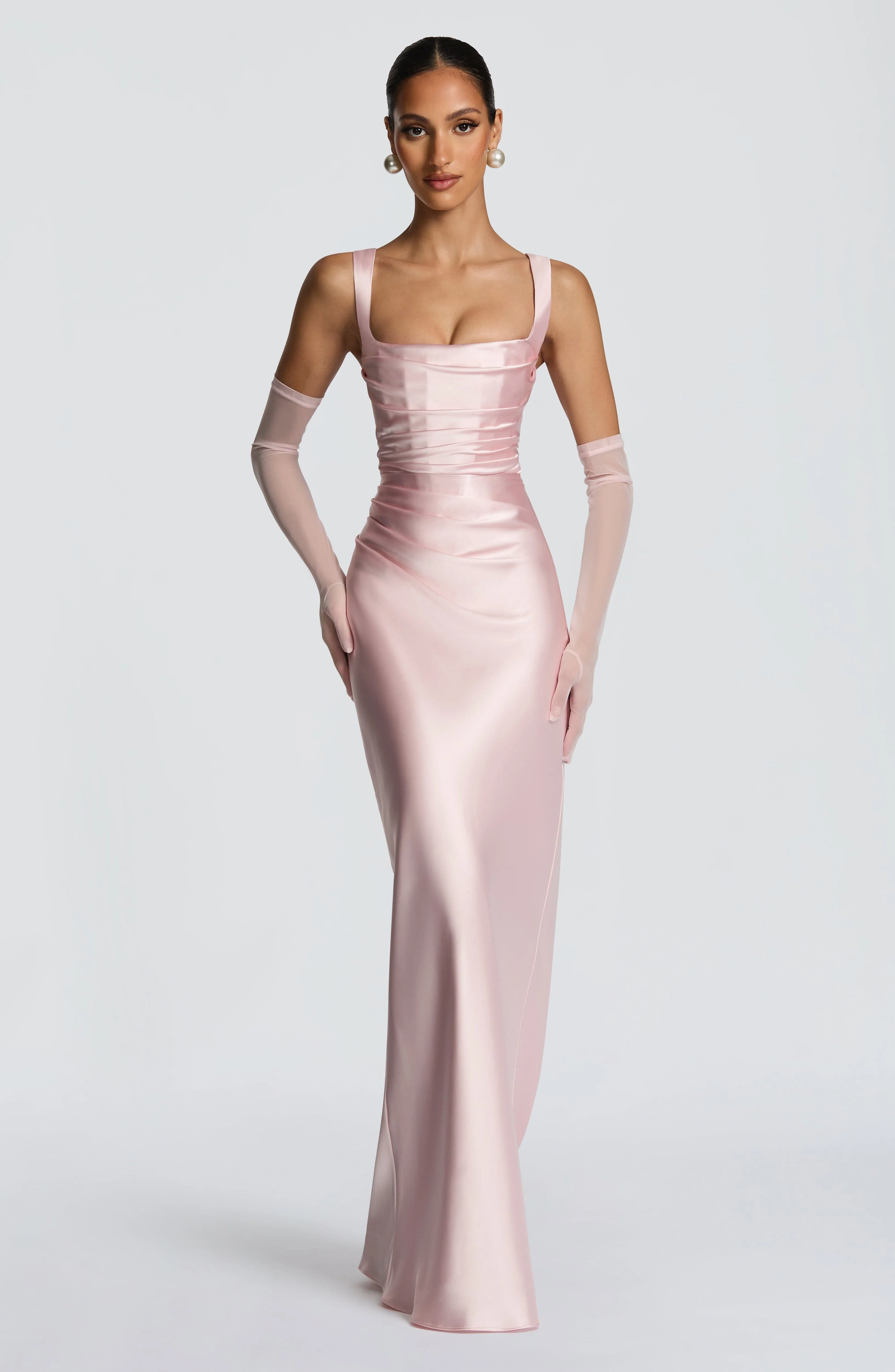 Calanthe Maxi Dress - Blush