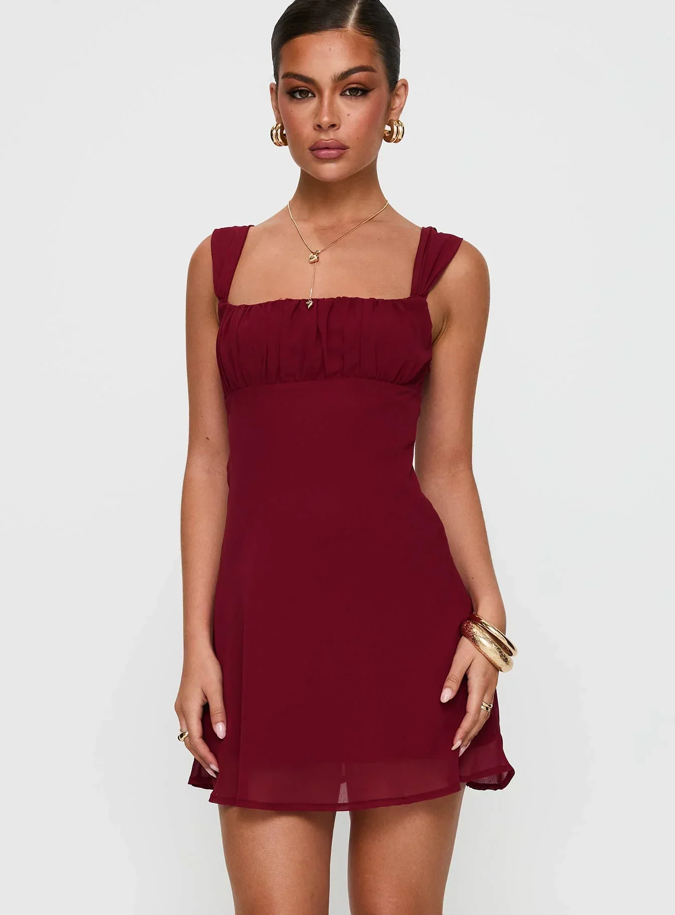 Solasta Mini Dress Red