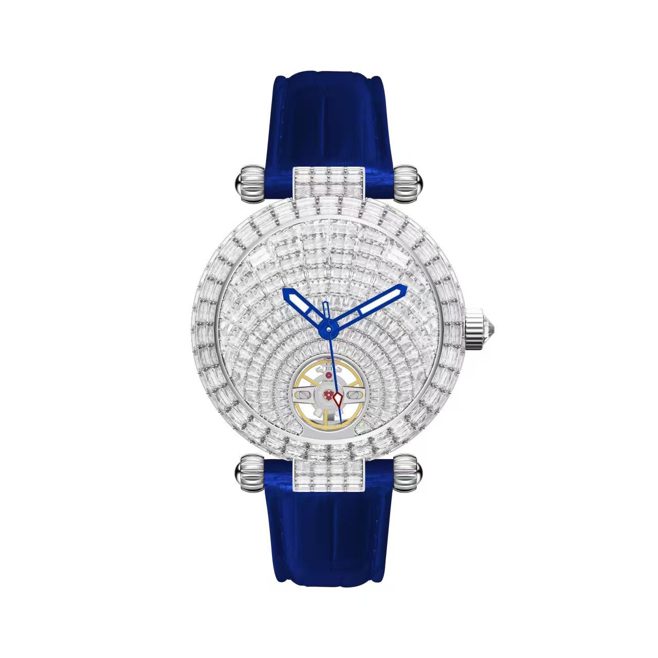 Stellar Night Automatic Watch – Full Crystal, 42mm T856M