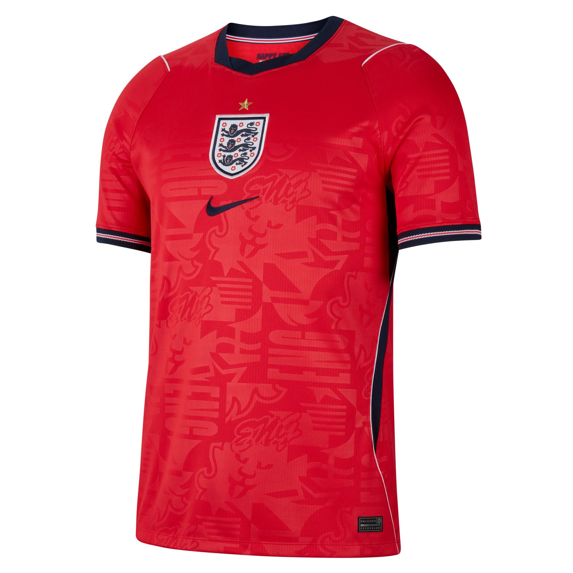 NIKE England Stadium Away 2026 Men Replica Jersey Red IB5361-624