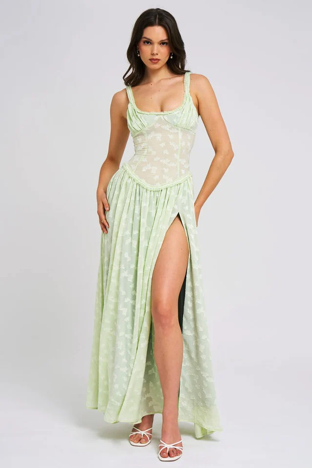 Jacquard Maxi Dress