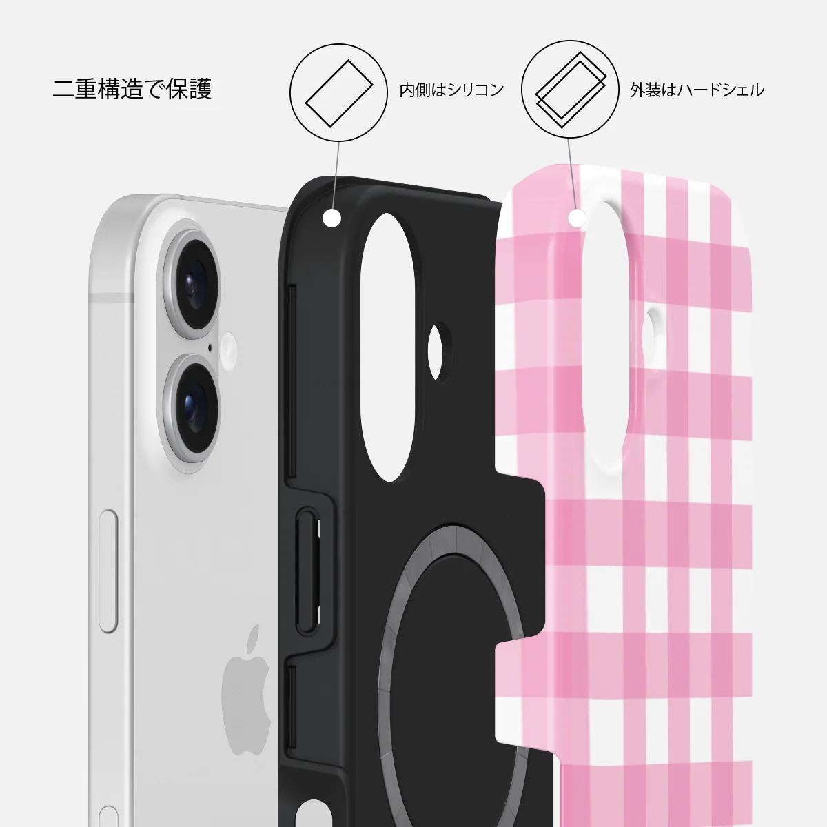 Think Pink - iPhone 16 ケース