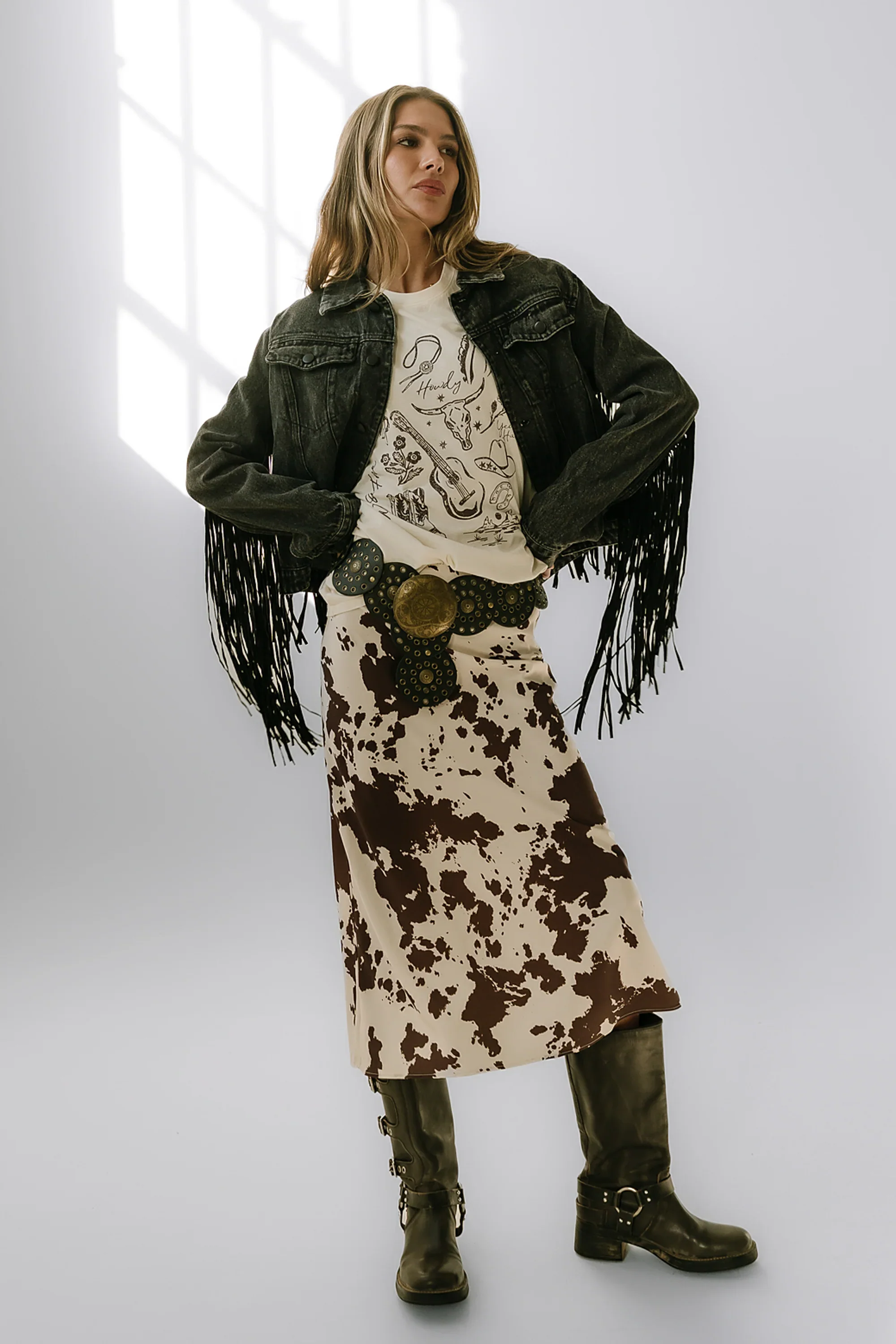 Western Oversized Graphic Tee