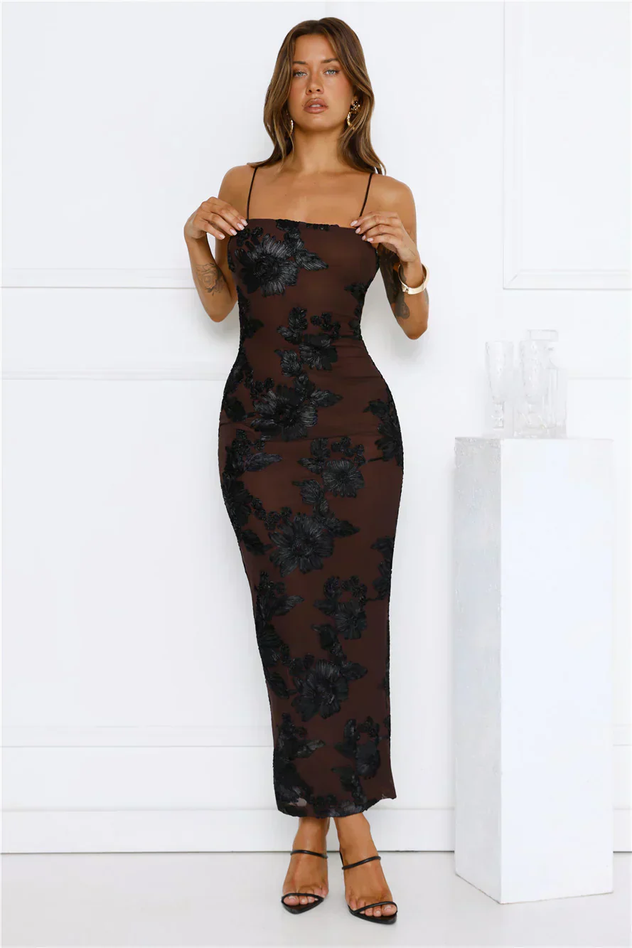 Estelle Mesh Maxi Dress