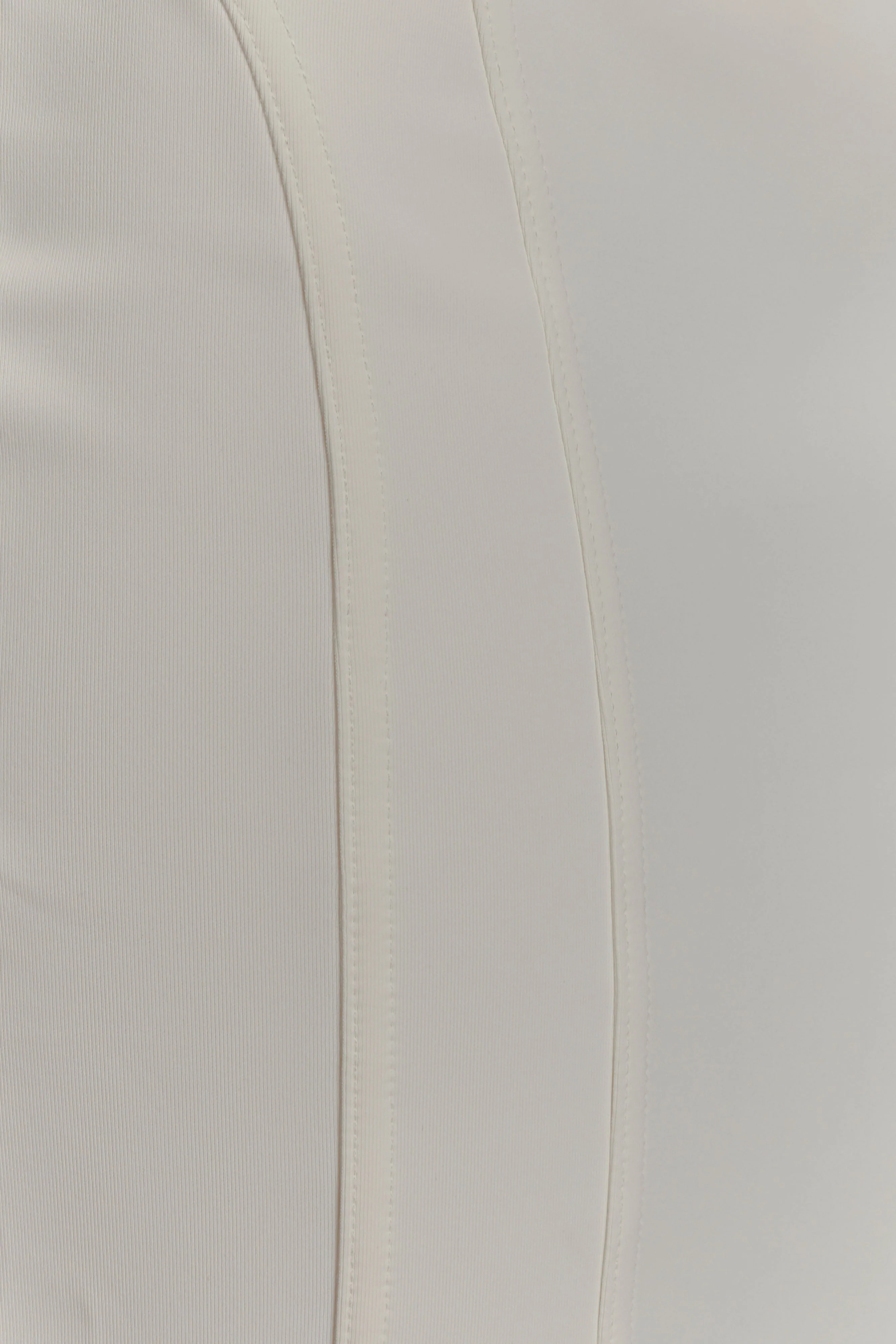Alma High Waist Maxi Skirt - White