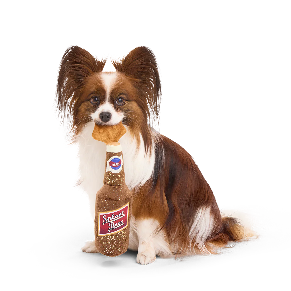 Old Fashioned Sploot Beer Plush Tug Dog Toy