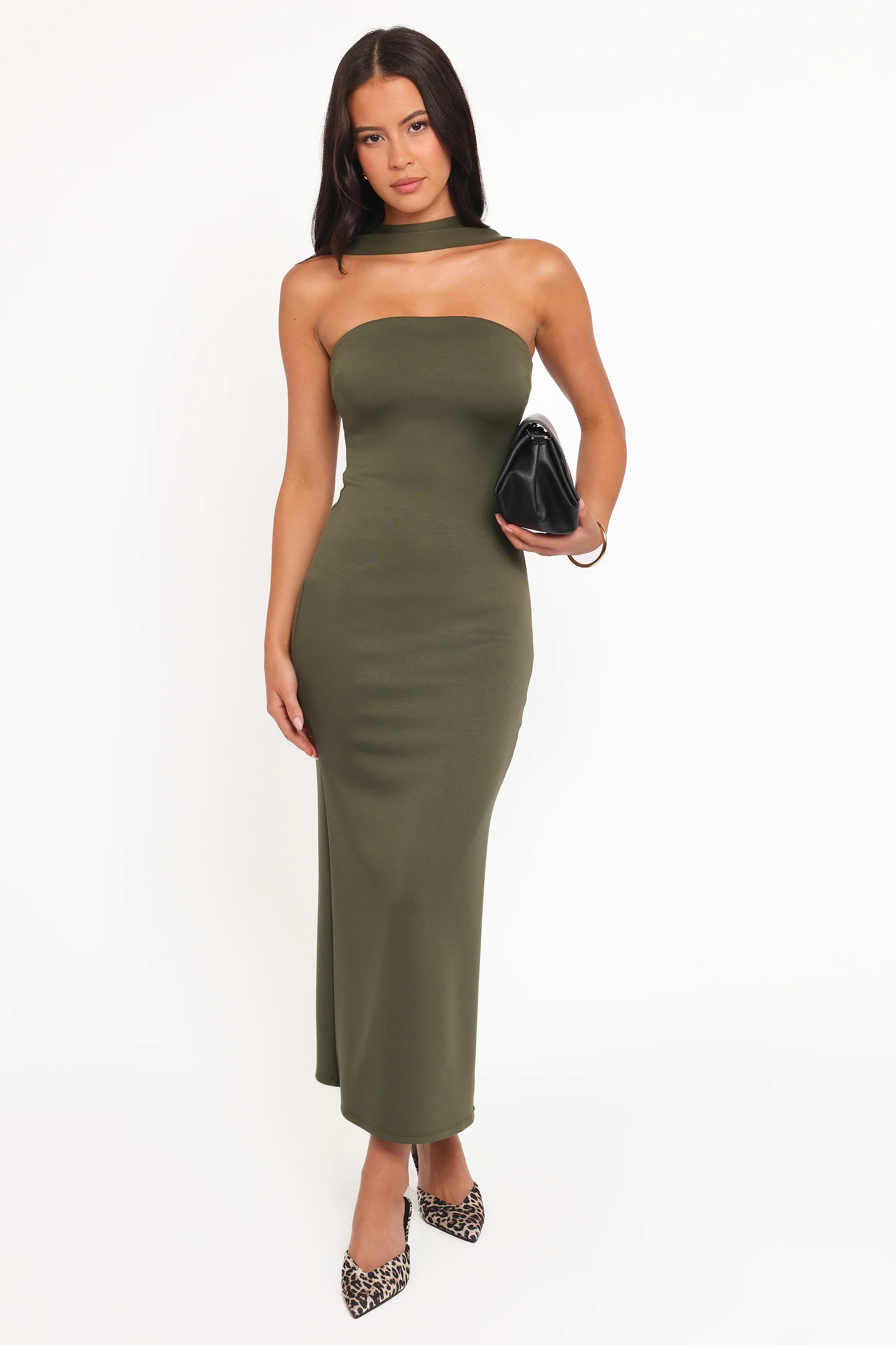 Regan Midi Dress - Olive