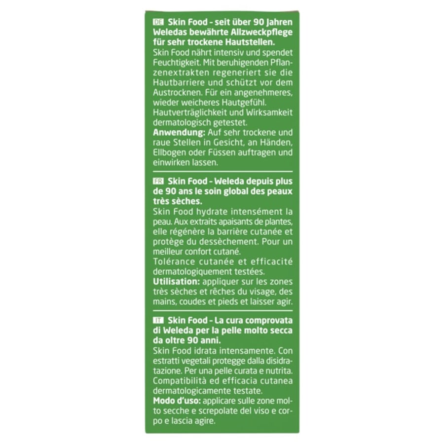 WELEDA Intensive care Żywność dla skóry