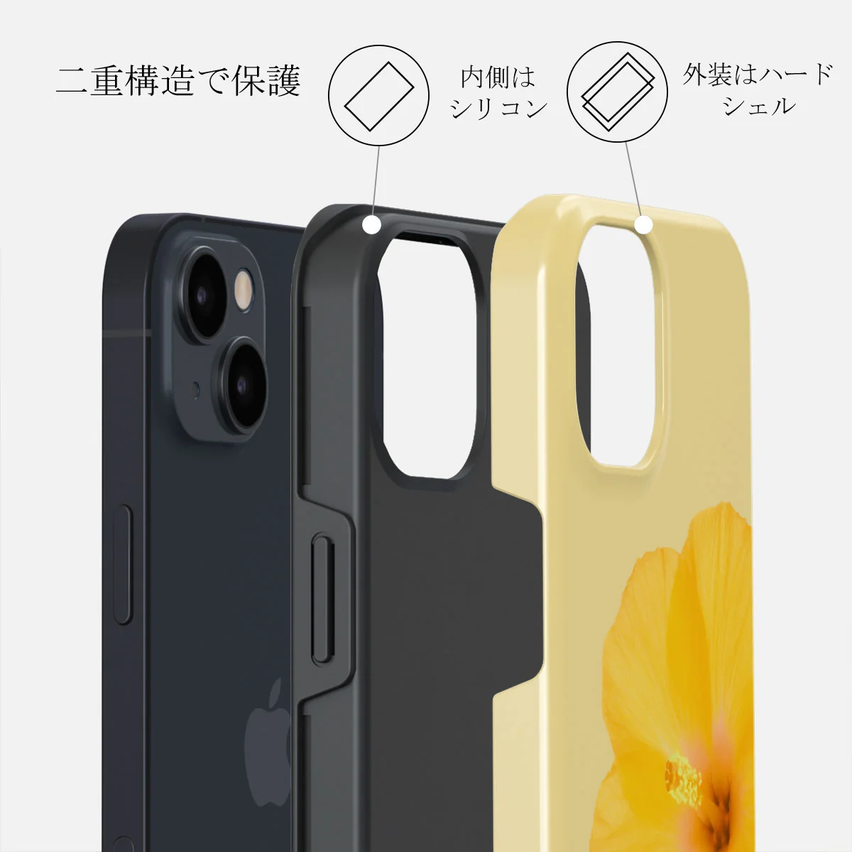 Hibiscus - iPhone 14 ケース