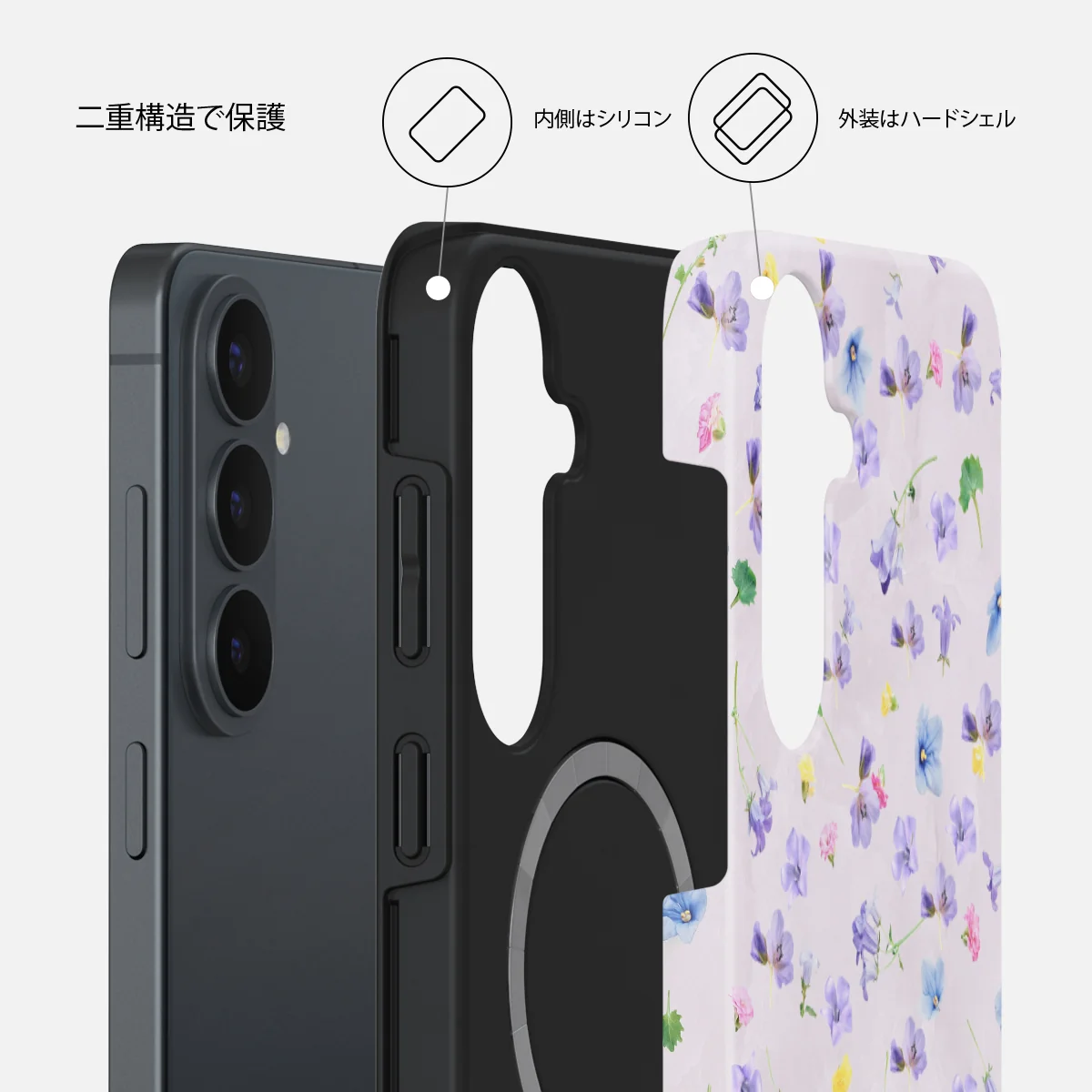 Wildflower - Samsung Galaxy S26 FE ケース