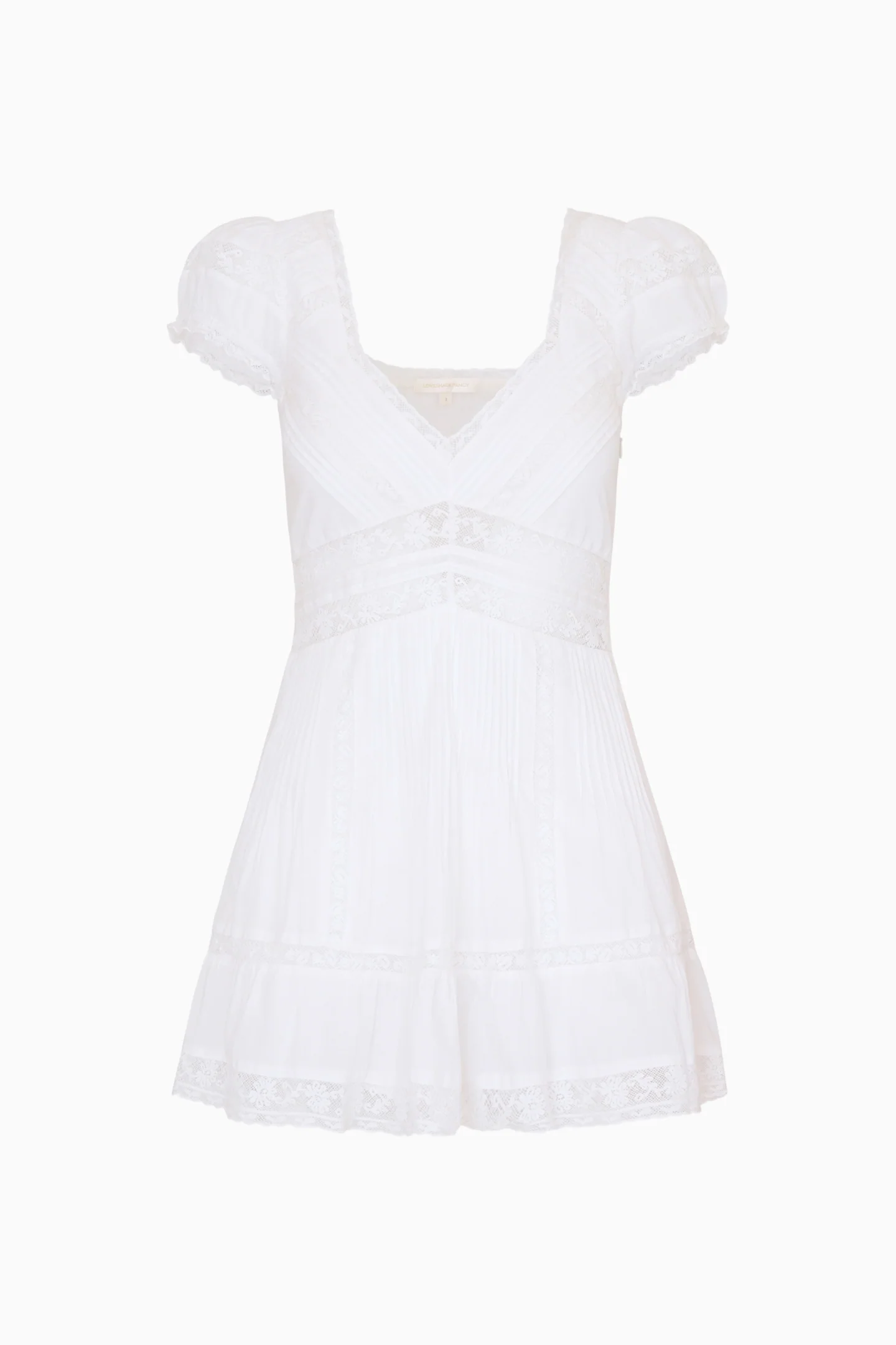 Edena Cotton Victorian Mini Dress