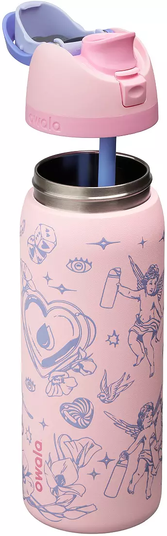 Owala 32 oz. FreeSip Stainless Steel Water Bottle Shot to the Heart - luluinthesky