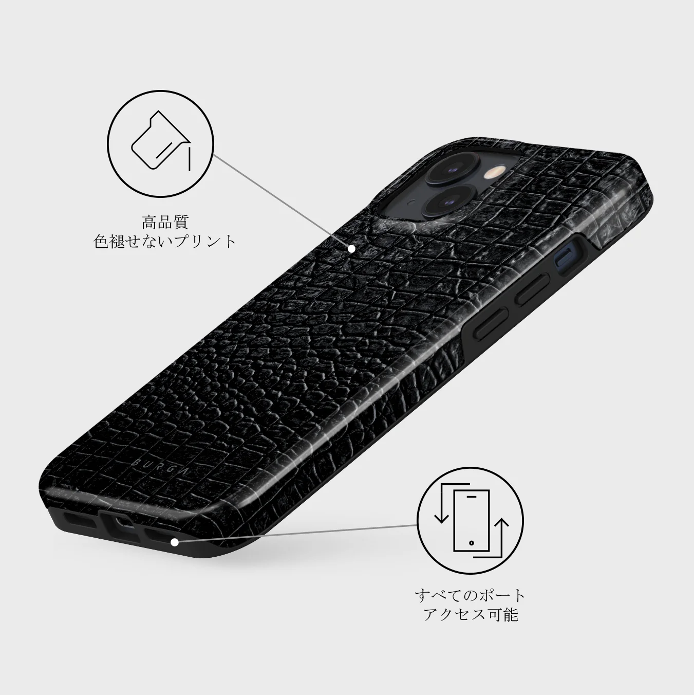 Reaper's Touch - Snakeskin iPhone 13 Mini ケース