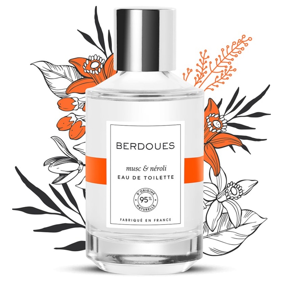 Berdoues Eaux de Toilette 95% Organics Piżmo i neroli Musc & Neroli