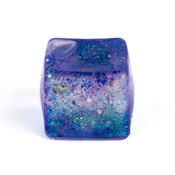 Sugah-Mals Glitter Square Sugar Cube Stress Ball Squishy Fidget Toy (1pc) Color Ships Assorted
