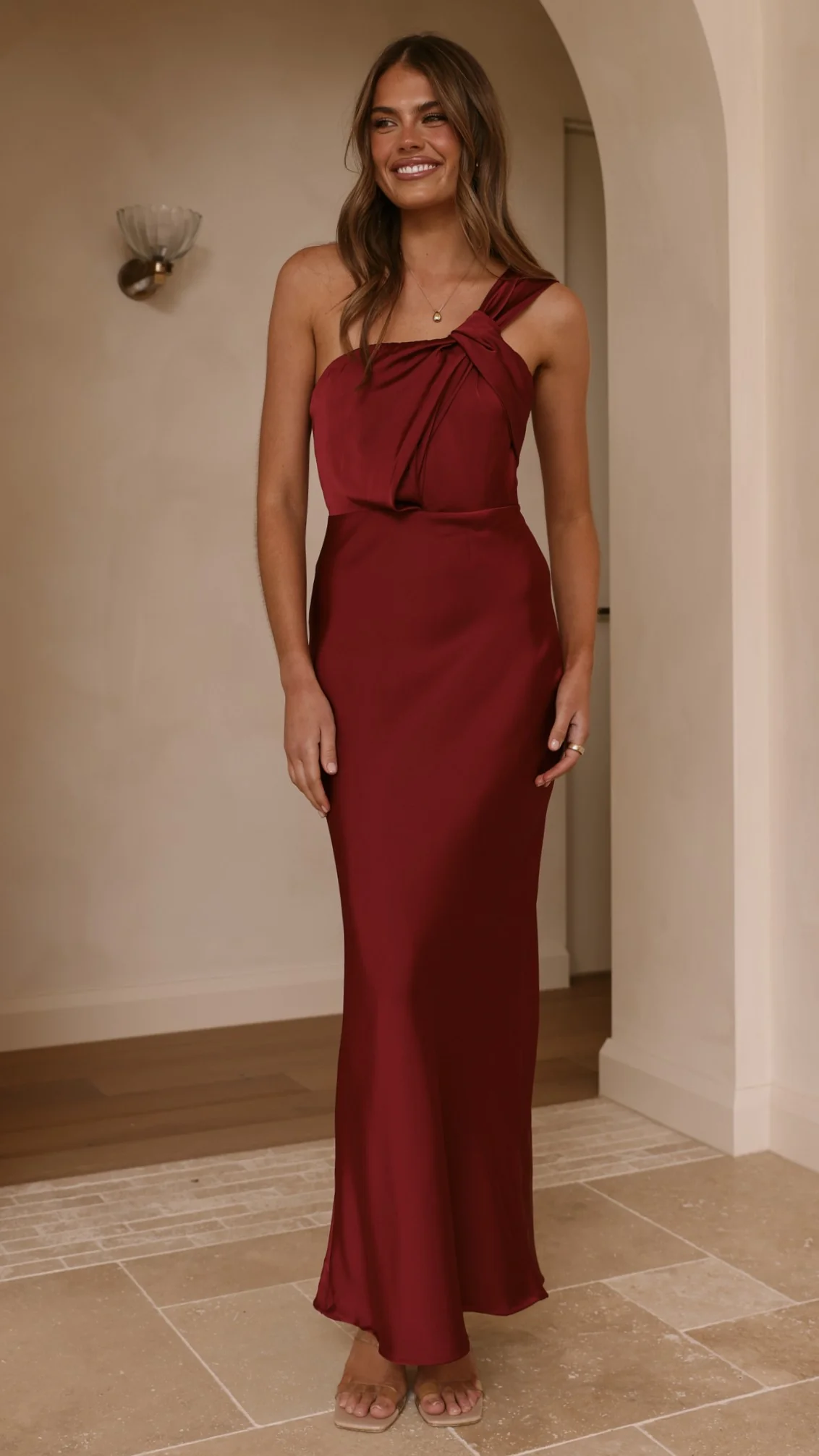 Greta Maxi Dress - Wine
