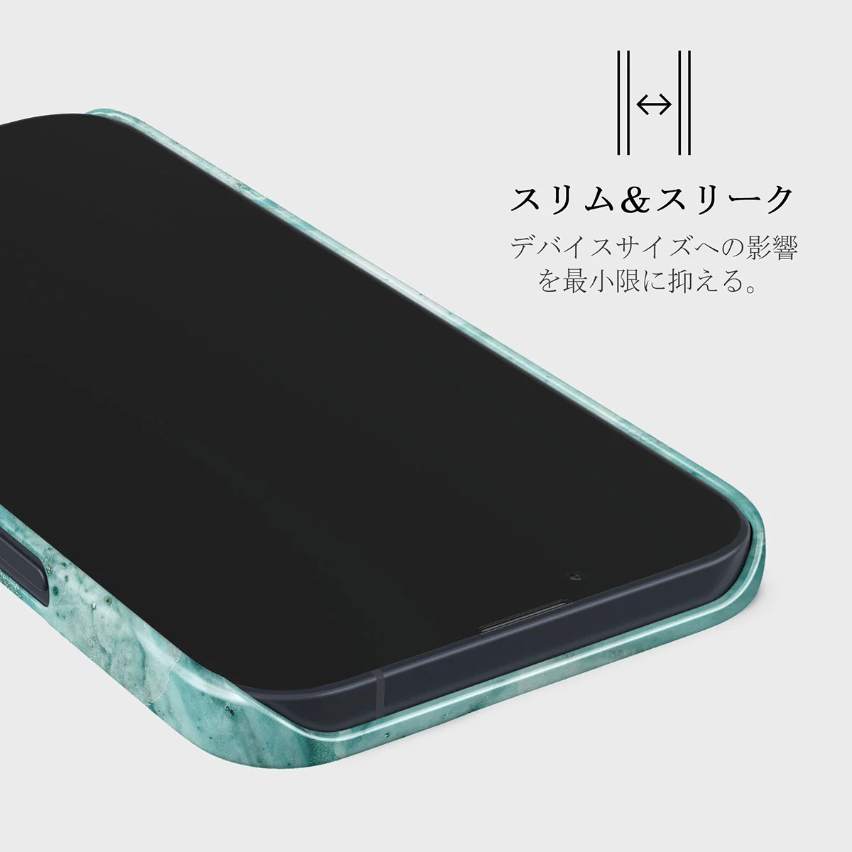 Uluwatu Waves - Teal iPhone 13 Mini ケース