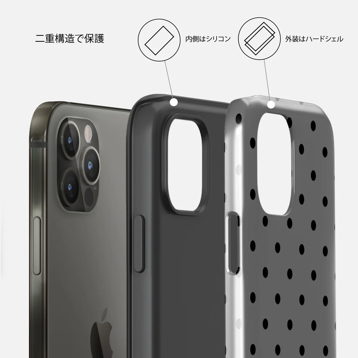 Morally Gray - iPhone 12 Pro ケース