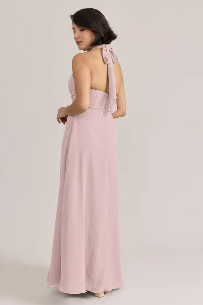 Ellapink Chiffon Dress | Ready To Ship | Perfect Pink