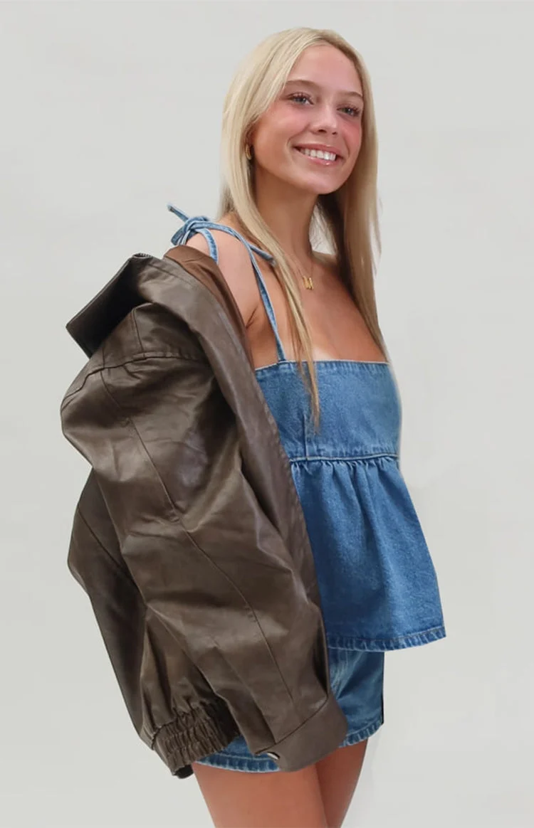 Ethel Blue Denim Top