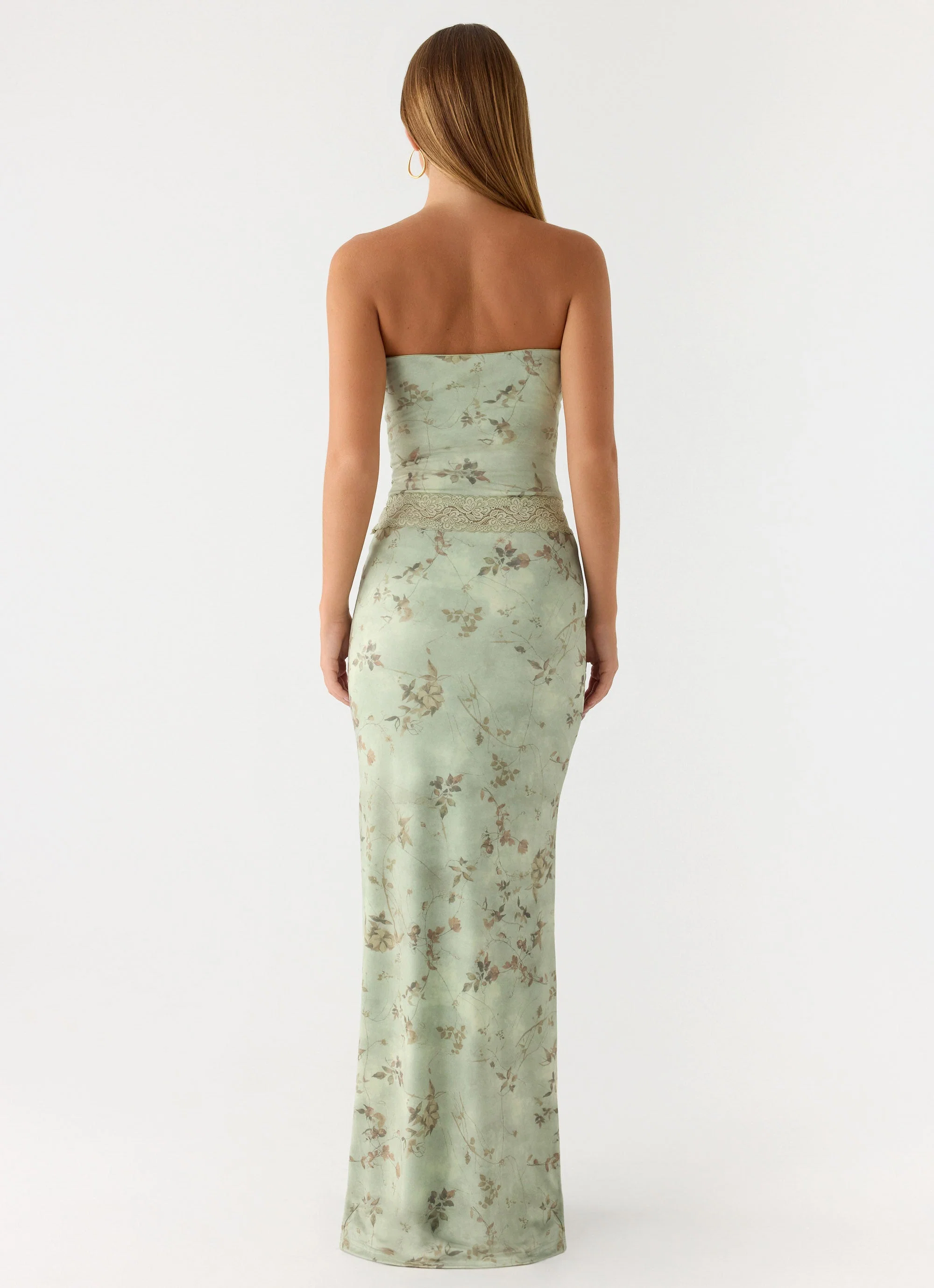 Come Through Maxi Dress - Wispy Fern