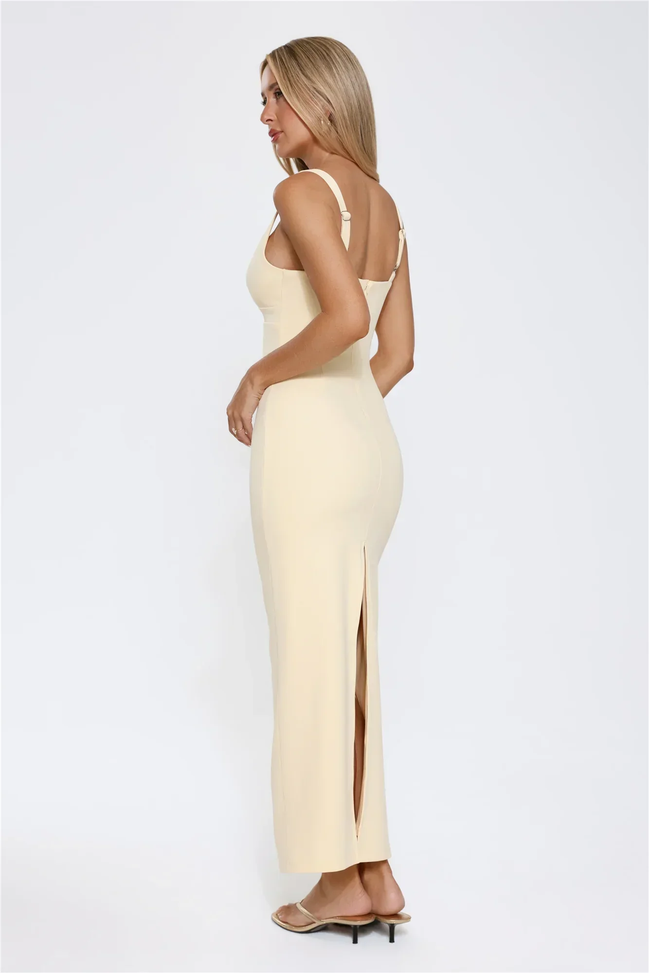 Imperial Glow Maxi Dress Yellow