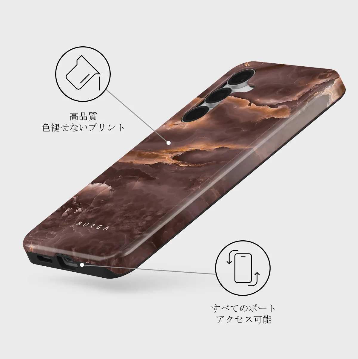 Fire Wood - Samsung Galaxy S25 FE ケース