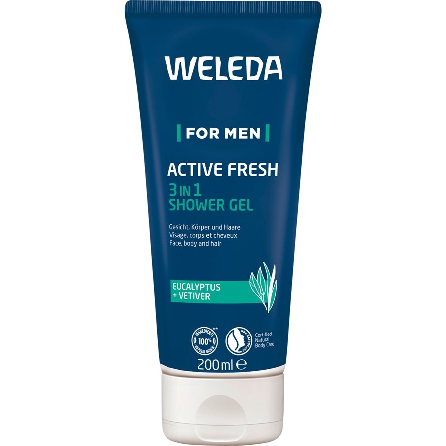 WELEDA Shower Gel Żel pod prysznic For Men Active Fresh 3w1