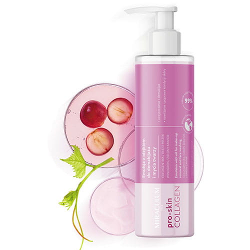 MIRACULUM Collagen Pro-Skin / Emulsja z olejkiem do demakijażu i mycia twarzy