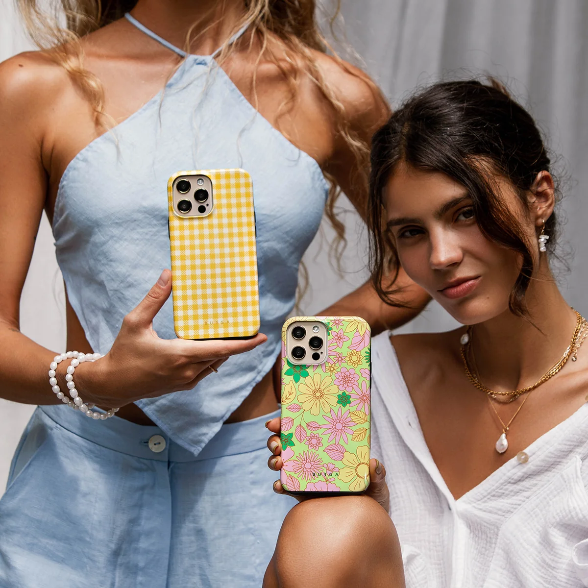 Tuscan Sun - Yellow Plaid iPhone 11 Pro Max ケース