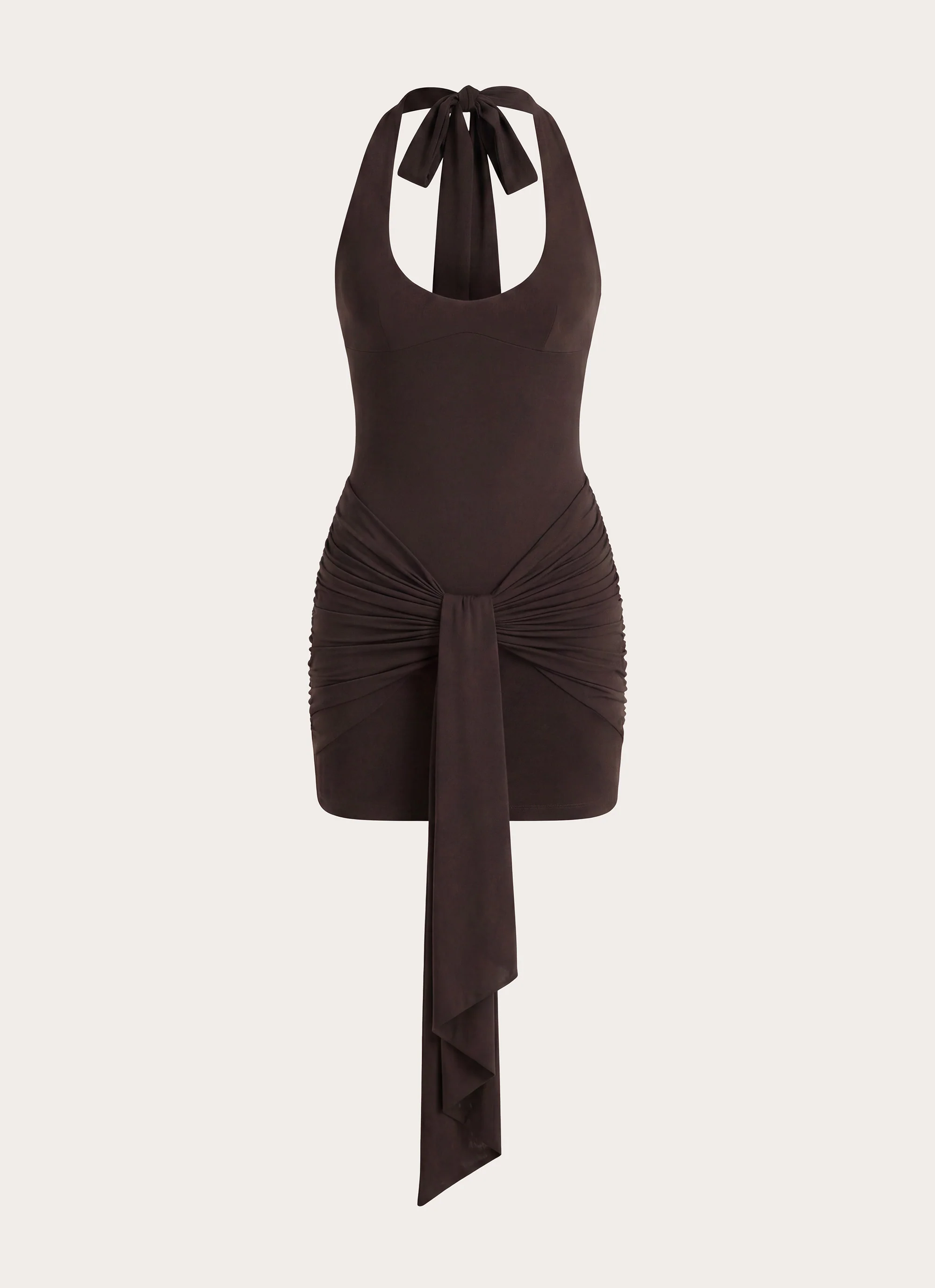 Myrhee Mini Dress - Chocolate - luluinthesky